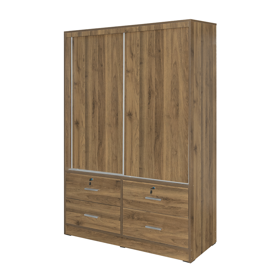 MORE BRENDLE OPTIONS Brendle 120 cm Sliding Wardrobe Brendle 120 cm Sliding Wardrobe Walnut Mandaue Foam