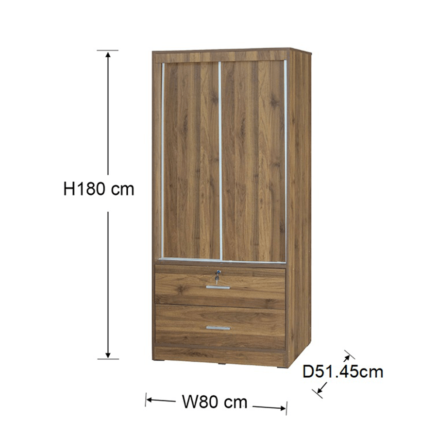 MORE BRENDLE OPTIONS Brendle 80 cm Sliding Wardrobe Brendle 80 cm Sliding Wardrobe Mandaue Foam