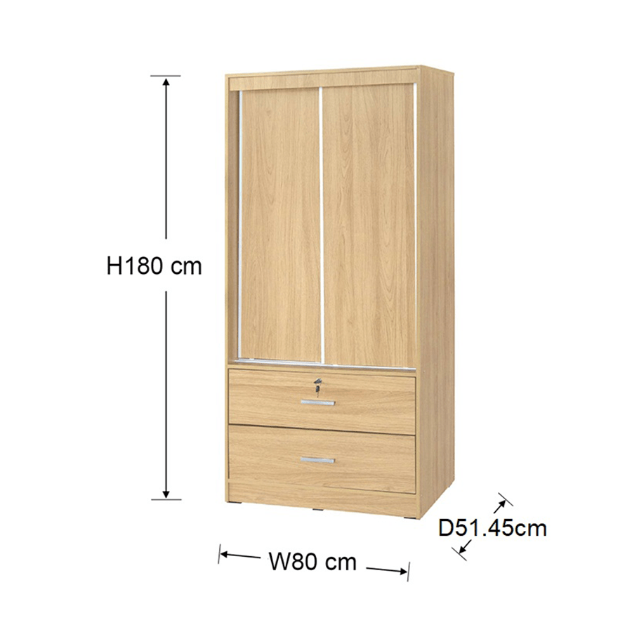 MORE BRENDLE OPTIONS Brendle 80 cm Sliding Wardrobe Brendle 80 cm Sliding Wardrobe Mandaue Foam
