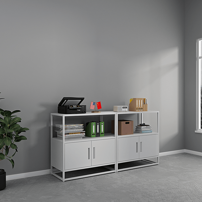 Brussel Low Book Shelves Cabinet