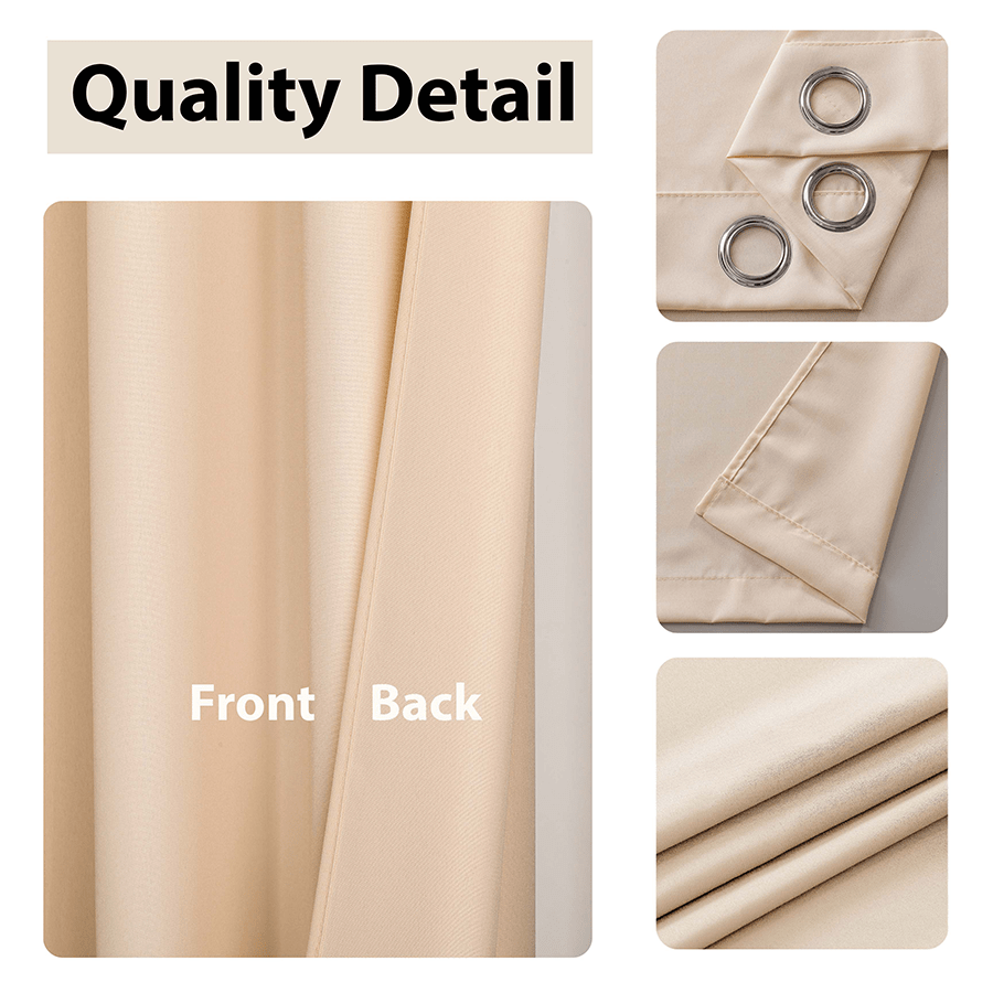 Bryndis Plain Set of 5 Curtains Bryndis Plain Set of 5 Curtains Mandaue Foam