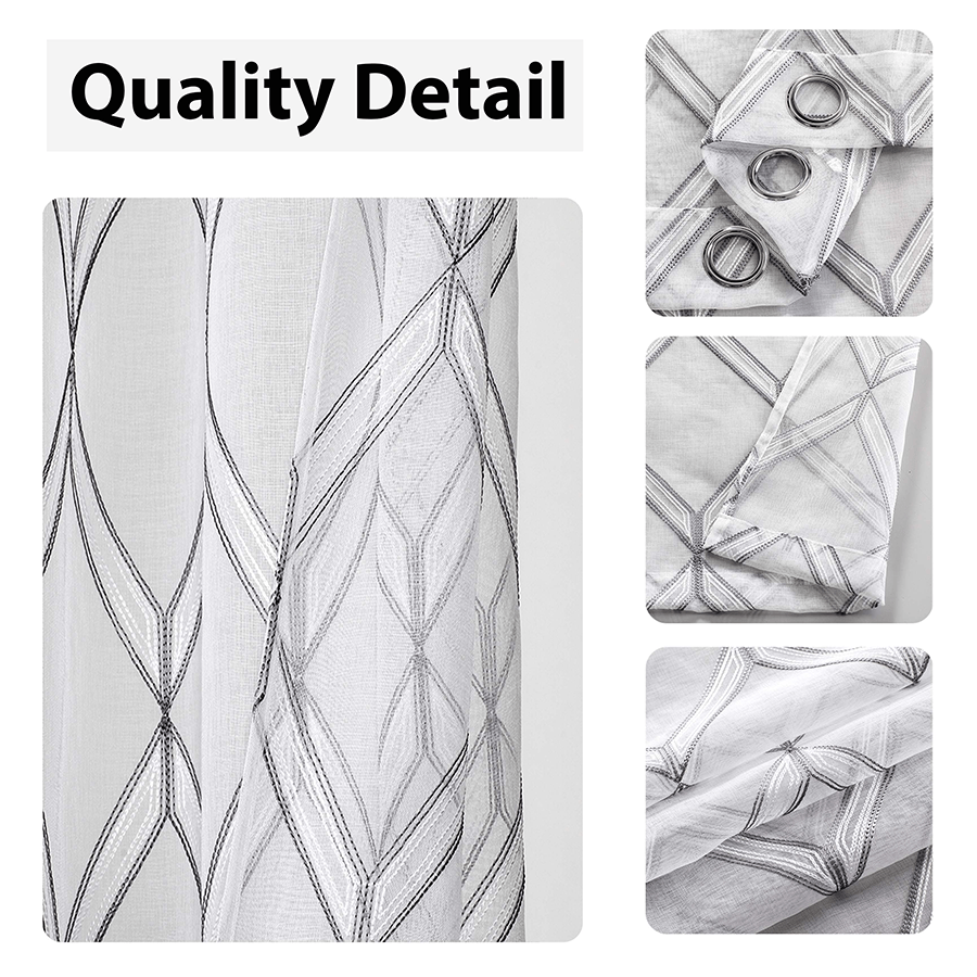 Byla Embroidered Curtain Byla Embroidered Curtain Mandaue Foam