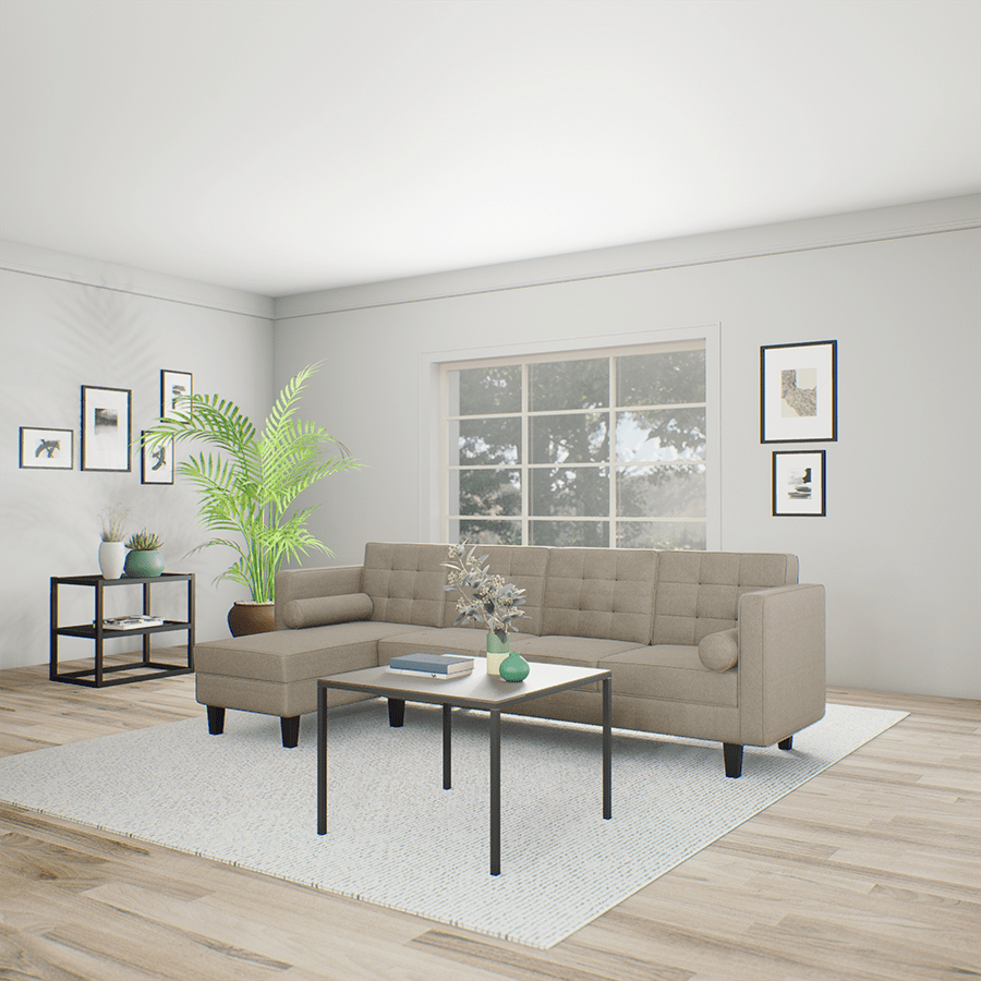 Camrose L-shape 4 Seat with Chaise (Left Facing) Sofa