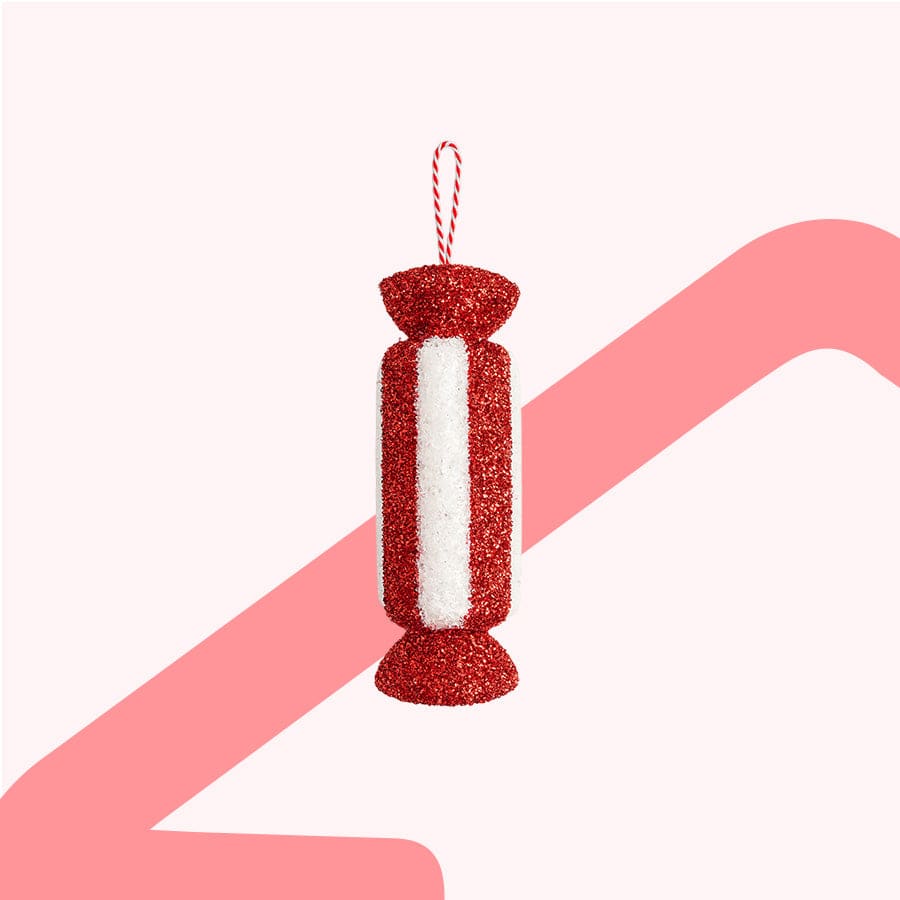 Candy Cylinder Hanging Ornament 30cm