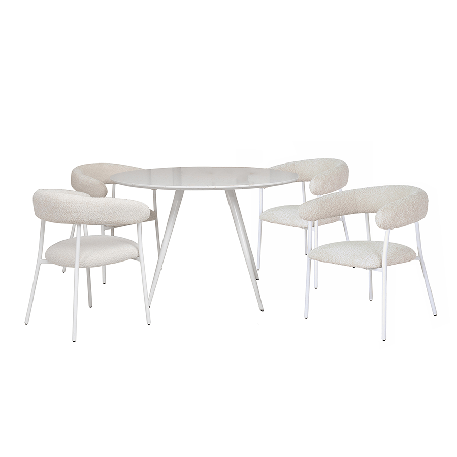 Carson 4 Seater Dining Set Carson 4 Seater Dining Set Mandaue Foam