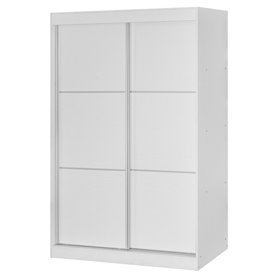 MORE CASCIO OPTIONS Cascio 120 cm Sliding Wardrobe Cascio 120 cm Sliding Wardrobe White Mandaue Foam