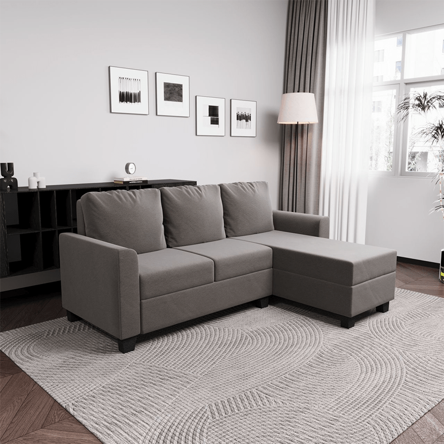Chino L-shape 3 Seat with Chaise (Right Facing) Sofa