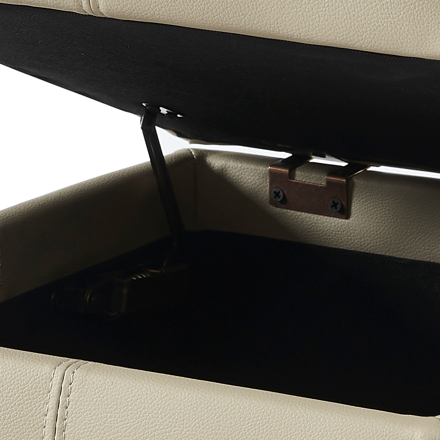 MORE CHRISLEY OPTIONS Chrisley Faux Leather Storage Ottoman Chrisley Faux Leather Storage Ottoman Mandaue Foam