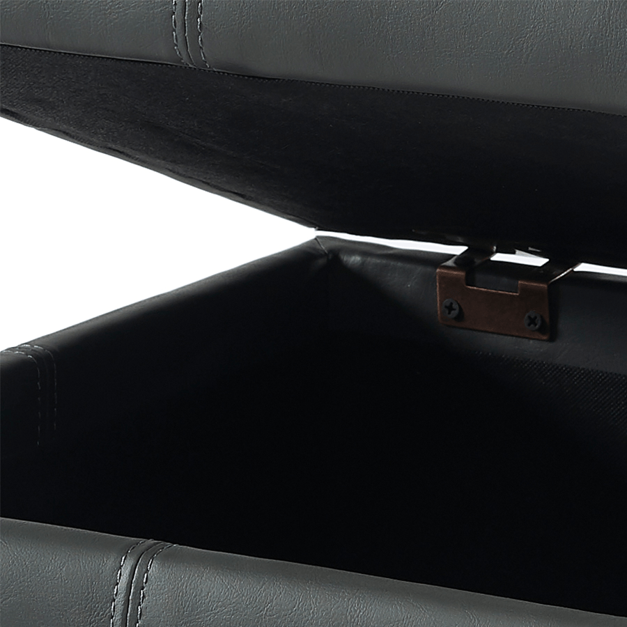 MORE CHRISLEY OPTIONS Chrisley Faux Leather Storage Ottoman Chrisley Faux Leather Storage Ottoman Mandaue Foam