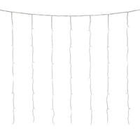 Christmas Curtain Lights 200LED Coolwhite with Flash