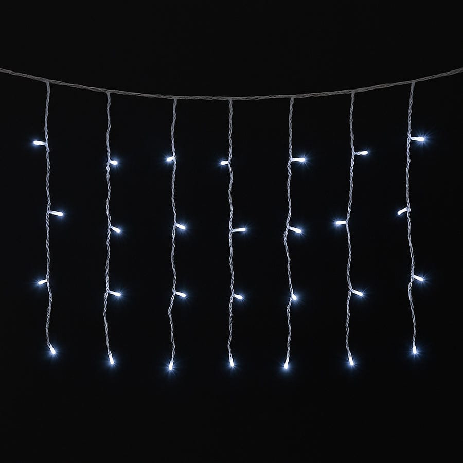 Christmas Curtain Lights 200LED Coolwhite with Flash
