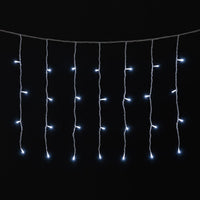 Christmas Curtain Lights 200LED Coolwhite with Flash