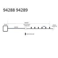 Christmas Lights 100LED Steady Warmwhite