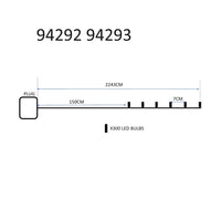 Christmas Lights 300LED with strobe Coolwhite with Flash