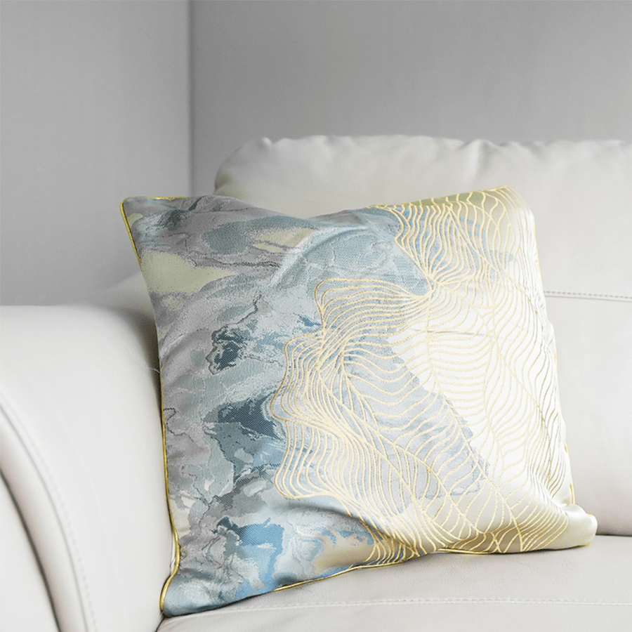 Ciel Stone Marble Throw Pillowcase