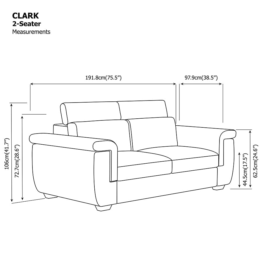 Clark 2 Seater Sofa