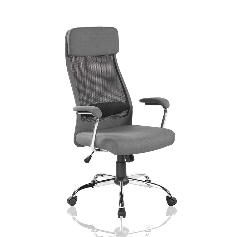 Clifford High Back Office Chair Clifford High Back Office Chair Grey Mandaue Foam