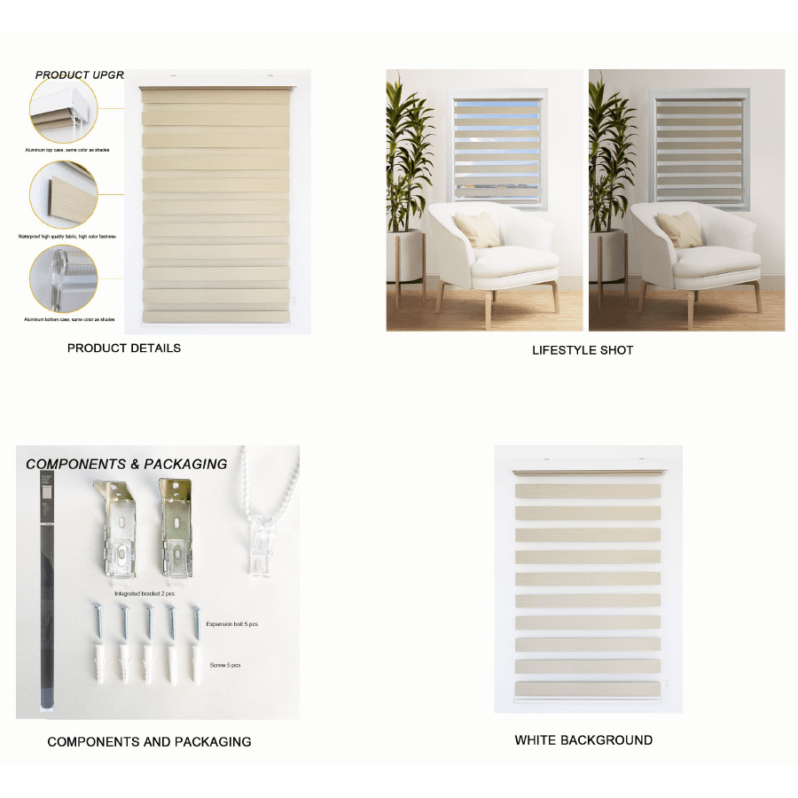 Cream Linen Zebra Blackout Blinds Cream Linen Zebra Blackout Blinds Mandaue Foam