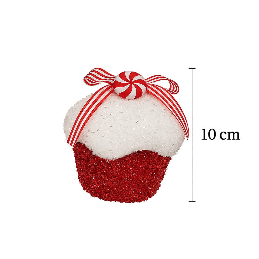 Cupcake Hanging Ornament 10cm