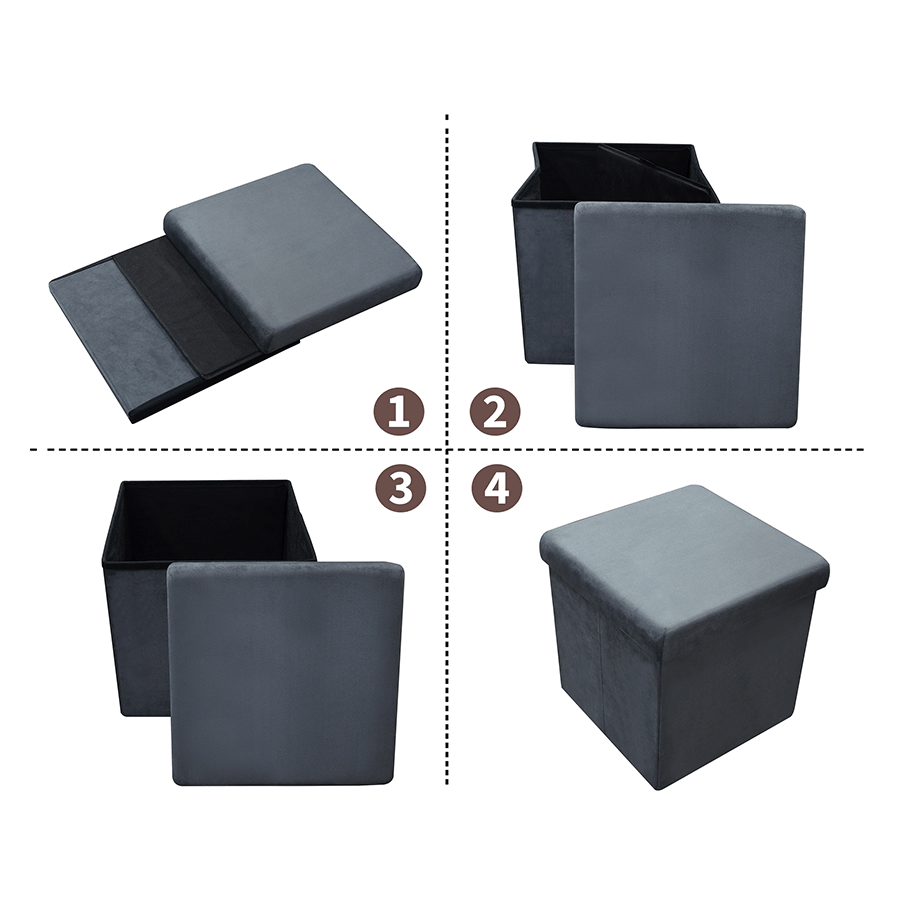MORE DARIO OPTIONS Dario Folding Storage Ottoman Dario Folding Storage Ottoman Mandaue Foam