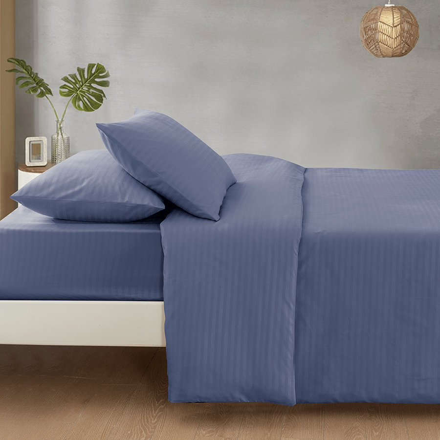 MORE DELUXE COOL GRAY LINEN OPTIONS Deluxe Cool Gray Plain Sheet 4pc Set Deluxe Cool Gray Plain Sheet 4pc Set Mandaue Foam