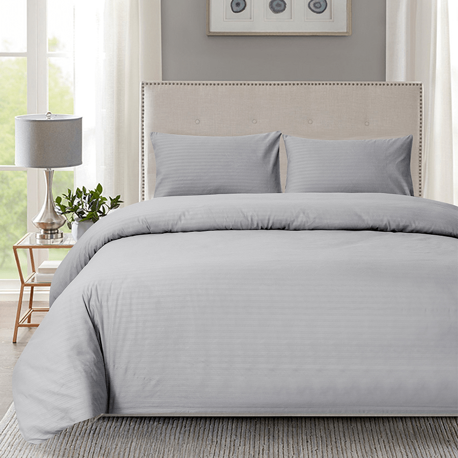 MORE DELUXE GRAY LINEN OPTIONS Deluxe Gray Plain Bed in A Bag Deluxe Gray Plain Bed in A Bag Mandaue Foam