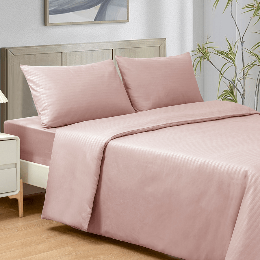 MORE DELUXE DUST LINEN OPTIONS Deluxe Rose Dust Plain Bed in A Bag Deluxe Rose Dust Plain Bed in A Bag Mandaue Foam