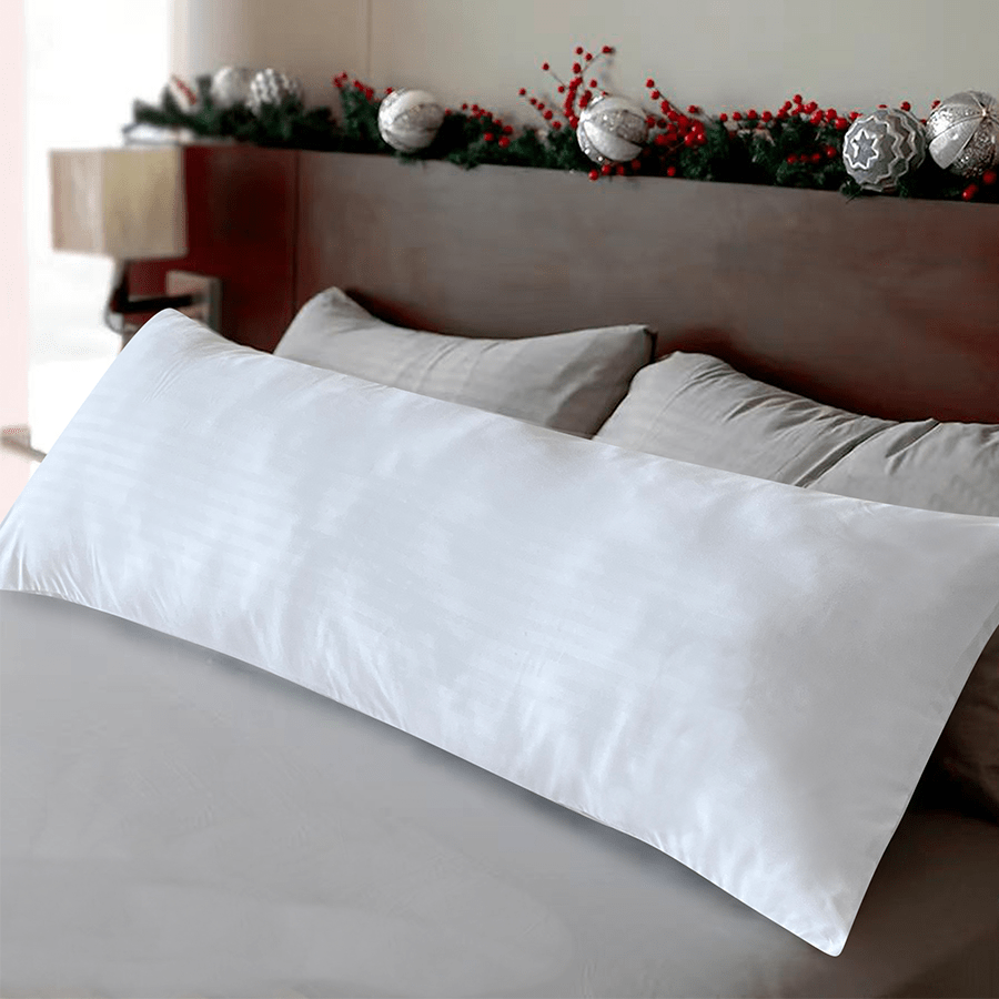 MORE DELUXE WHITE LINEN OPTIONS Deluxe White Plain Huggy Case Deluxe White Plain Huggy Case Huggy Case 19x50 Inches Mandaue Foam