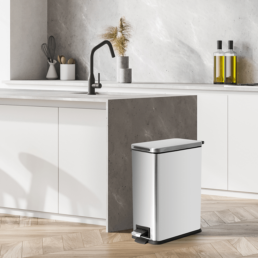 Dex Slim Staineless Steel Step Trash Can Dex Slim Staineless Steel Step Trash Can Mandaue Foam