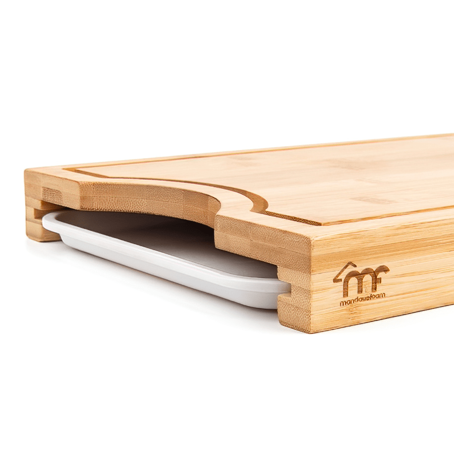 MORE DREVO OPTIONS Drevo Cutting Board with Pullout Tray Drevo Cutting Board with Pullout Tray Mandaue Foam