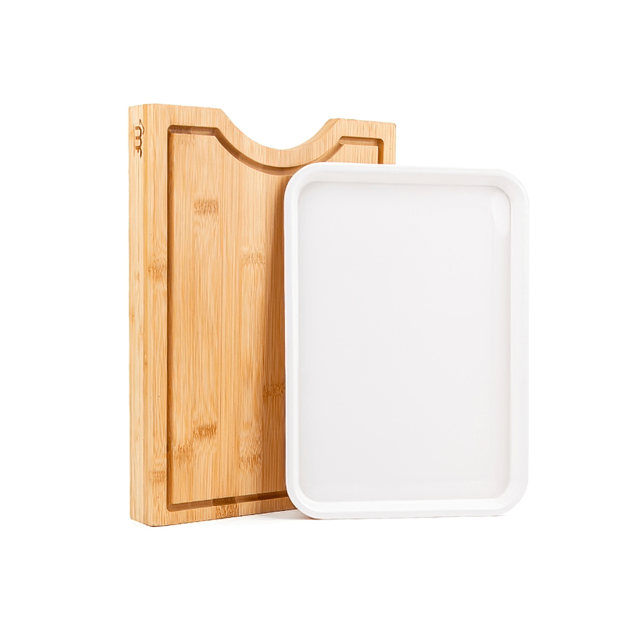 MORE DREVO OPTIONS Drevo Cutting Board with Pullout Tray Drevo Cutting Board with Pullout Tray Mandaue Foam