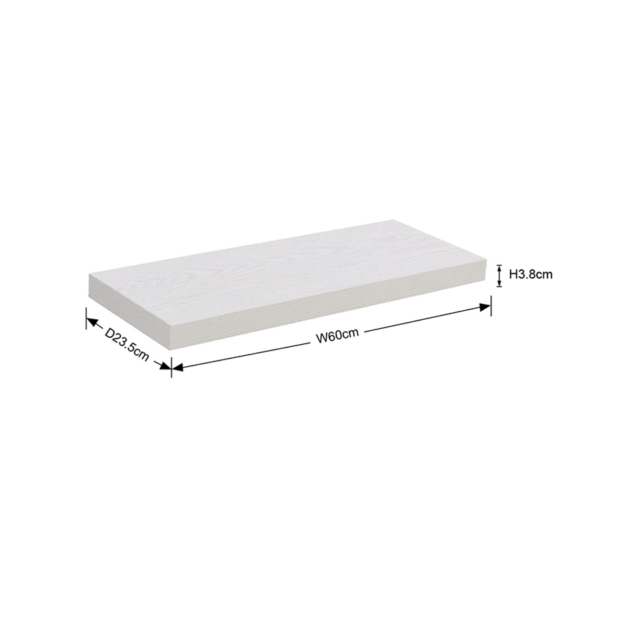 MORE DREW OPTIONS Drew 60x23.5 cm Floating Shelf Drew 60x23.5 cm Floating Shelf Mandaue Foam