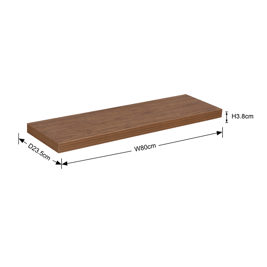 MORE DREW OPTIONS Drew 80x23.5 cm Floating Shelf Drew 80x23.5 cm Floating Shelf Mandaue Foam
