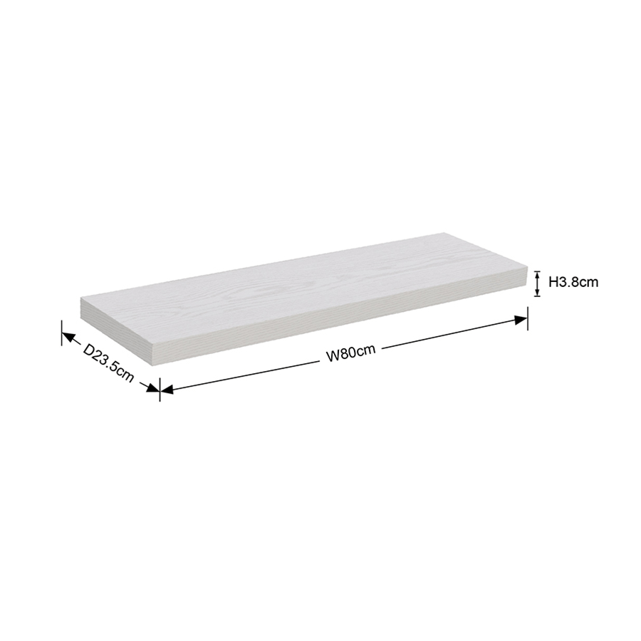 MORE DREW OPTIONS Drew 80x23.5 cm Floating Shelf Drew 80x23.5 cm Floating Shelf Mandaue Foam