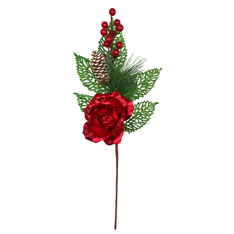 Elegant Rose Floral Picks Elegant Rose Floral Picks Red Mandaue Foam