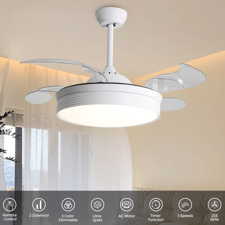 Eli Ceiling Fan + Retractable Blades Eli Ceiling Fan + Retractable Blades Mandaue Foam