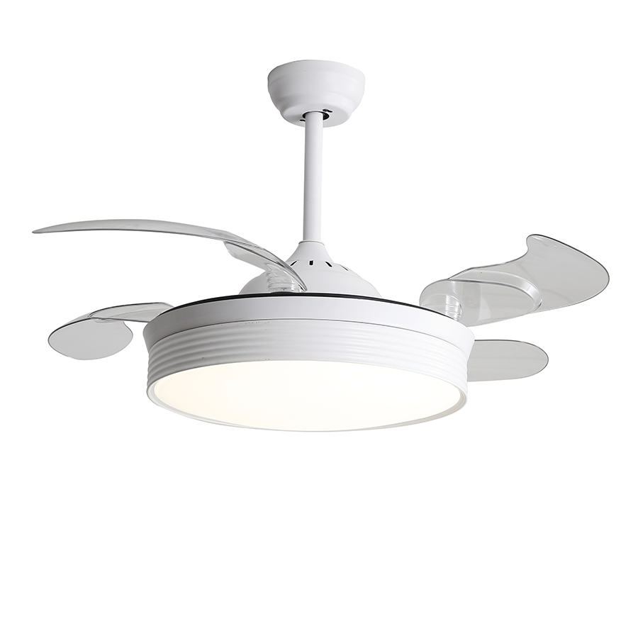 Eli Ceiling Fan + Retractable Blades Eli Ceiling Fan + Retractable Blades White Mandaue Foam