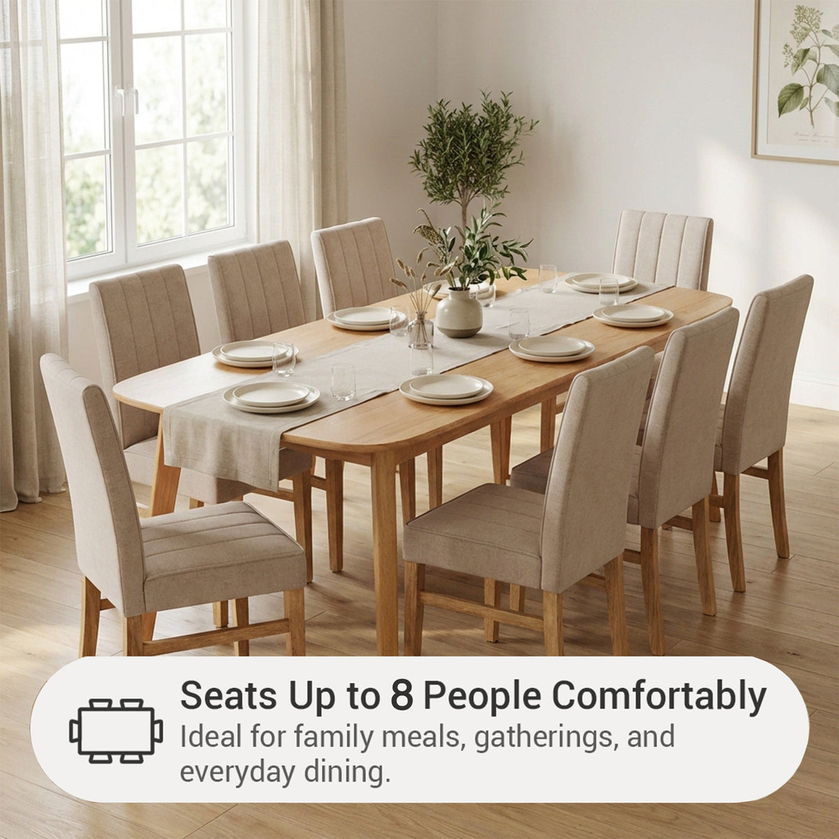 Elland 8 Seater Dining Table
