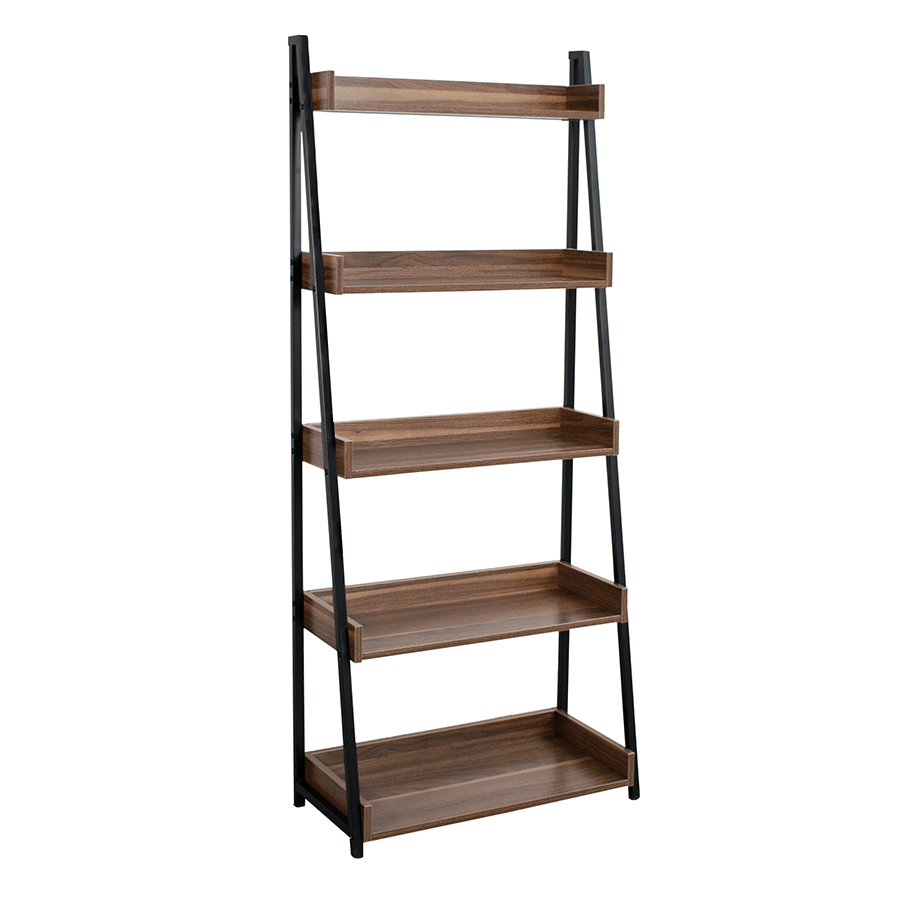 MORE ELLIANA OPTIONS Elliana 5 Tier Bookshelves Elliana 5 Tier Bookshelves Walnut Mandaue Foam