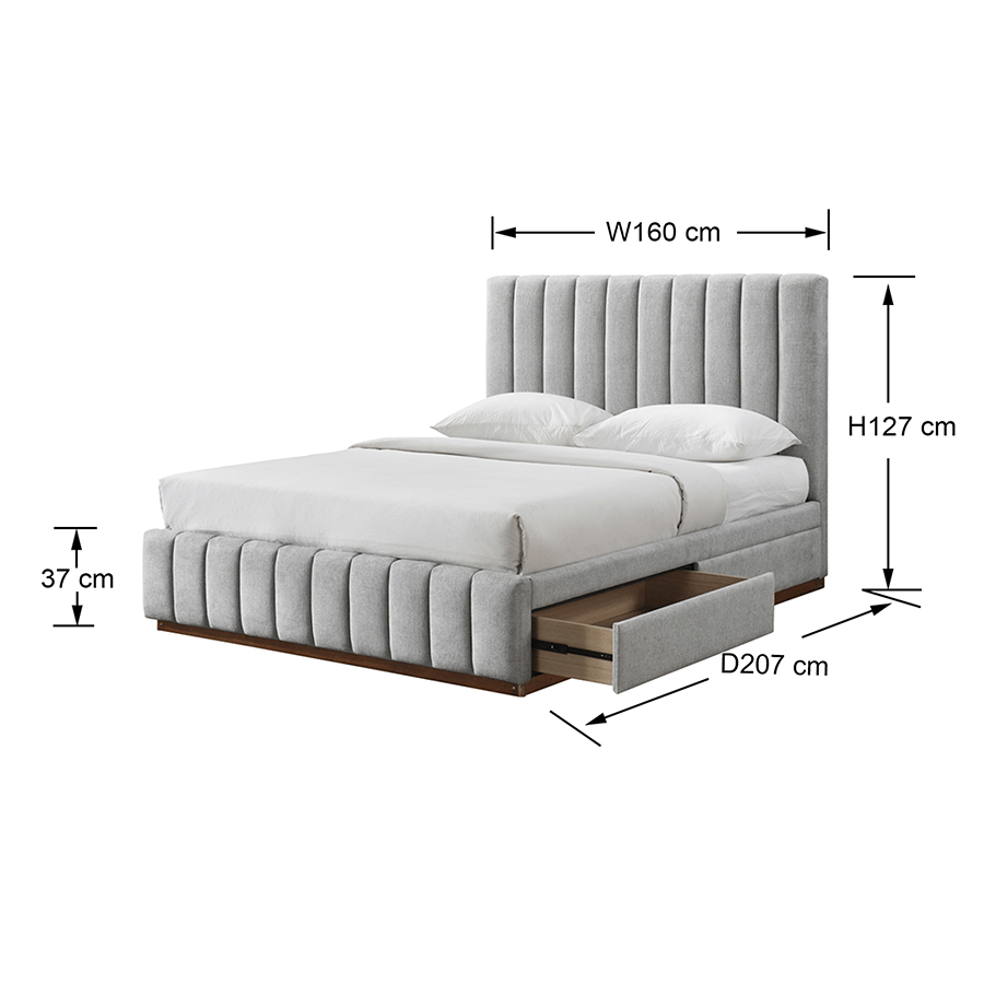 #size_Queen Bed 60x75