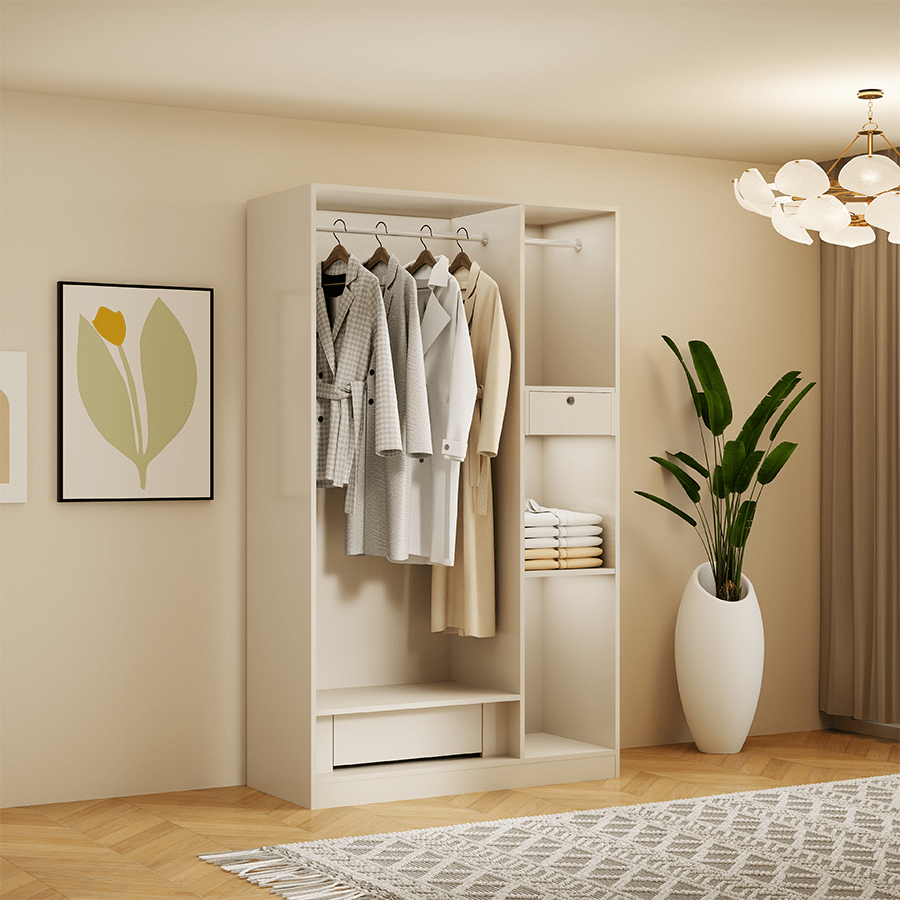 Emil 3 Door Hinge Wardrobe