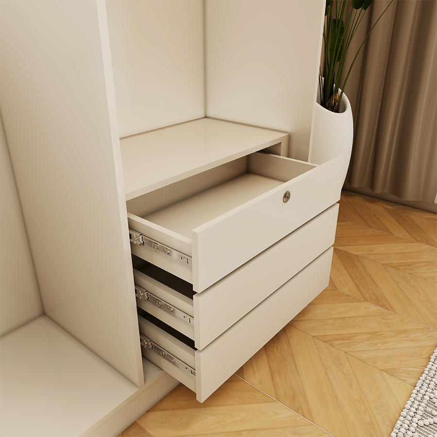 Emil 4 Door Hinge Wardrobe