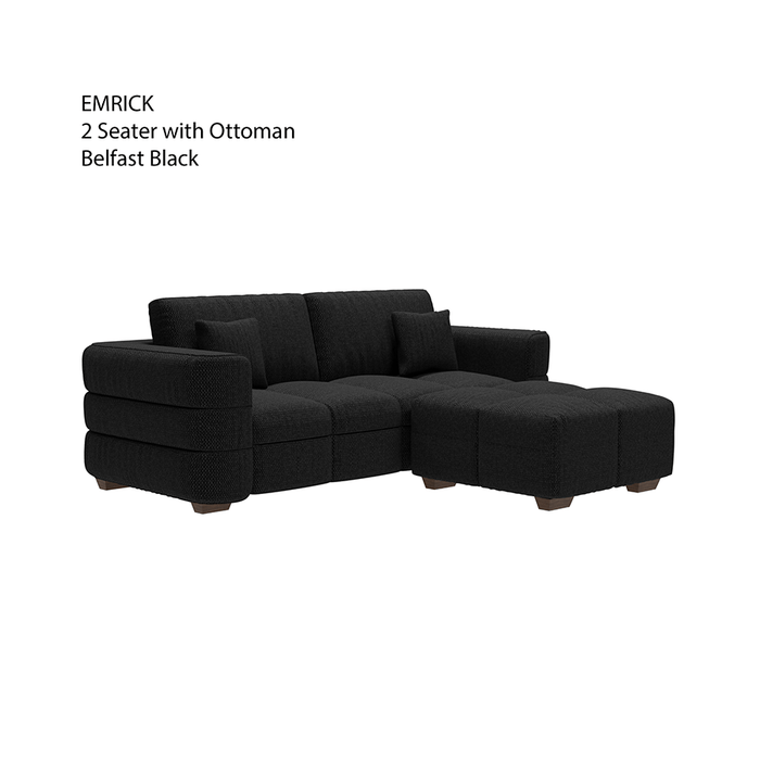 Emrick 2 Seater with Ottoman
