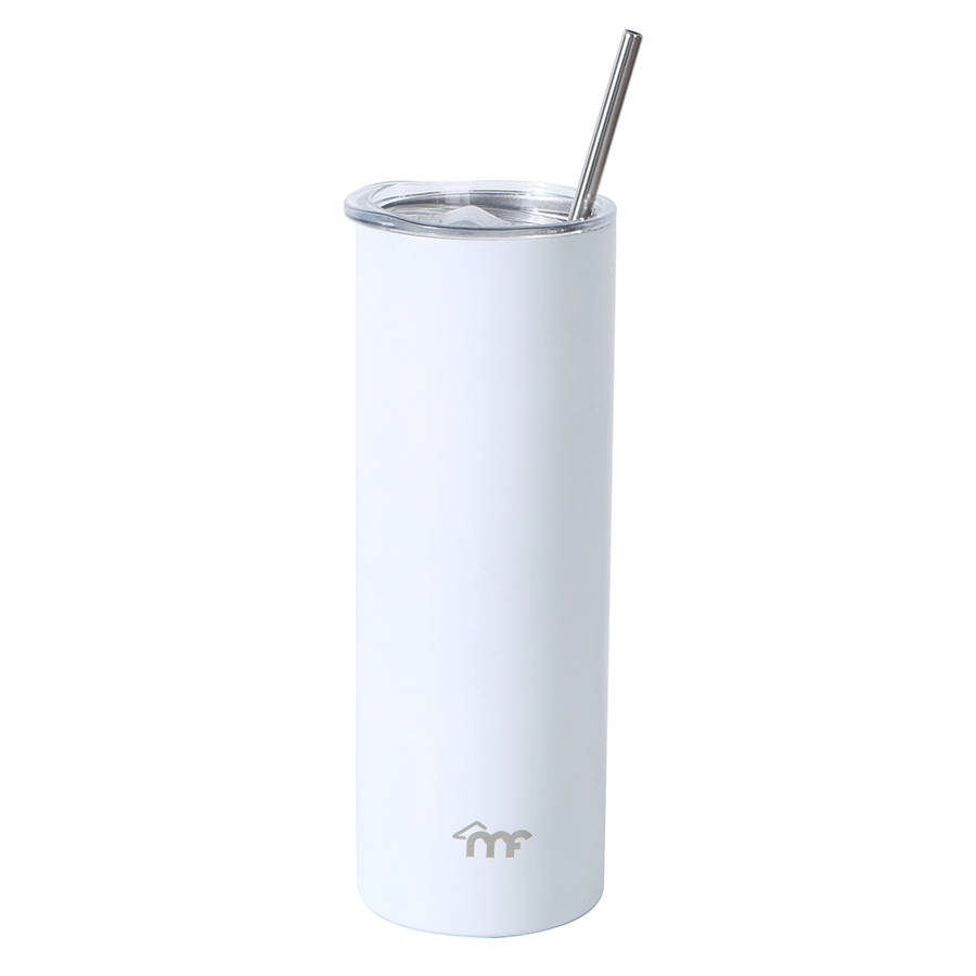 MORE ENID OPTIONS Enid Insulated Tumbler with Straw Enid Insulated Tumbler with Straw White Mandaue Foam