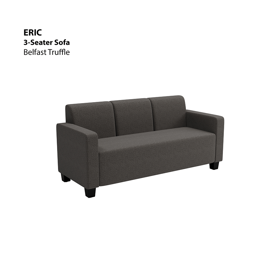 MORE ERIC OPTIONS Eric 3 Seater Sofa Eric 3 Seater Sofa Fabric Belfast Truffle Mandaue Foam