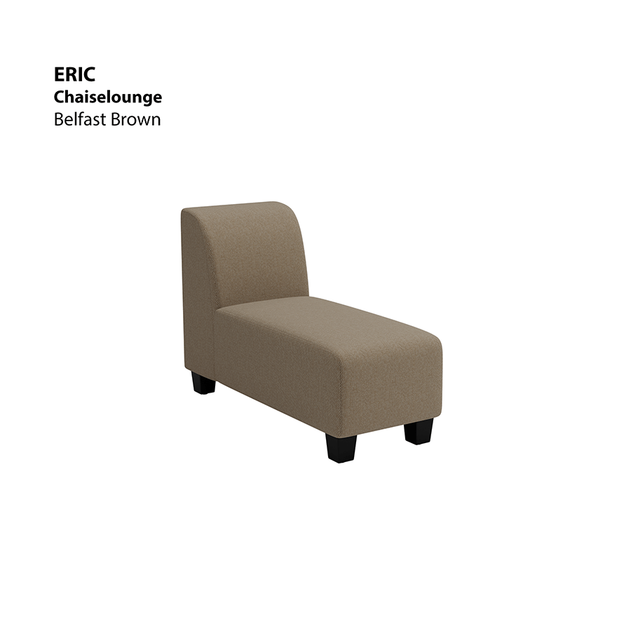 MORE ERIC OPTIONS Eric Chaise Lounge Sofa Eric Chaise Lounge Sofa Fabric Belfast Brown Mandaue Foam