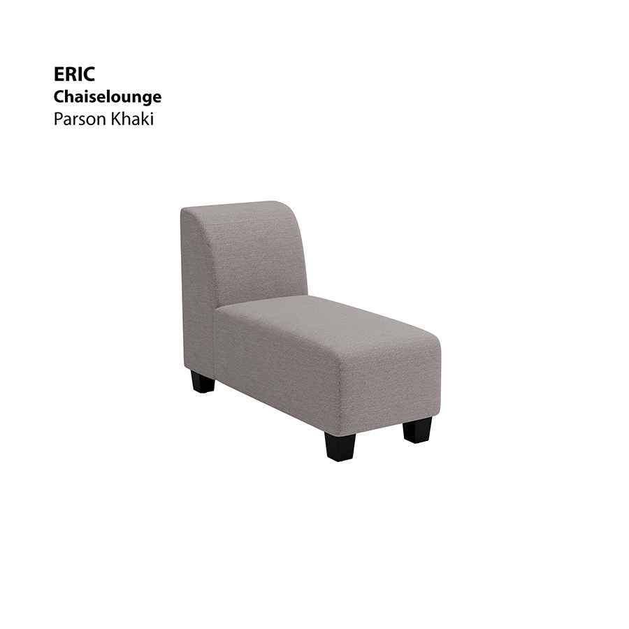 MORE ERIC OPTIONS Eric Chaise Lounge Sofa Eric Chaise Lounge Sofa Fabric Parson Khaki Mandaue Foam