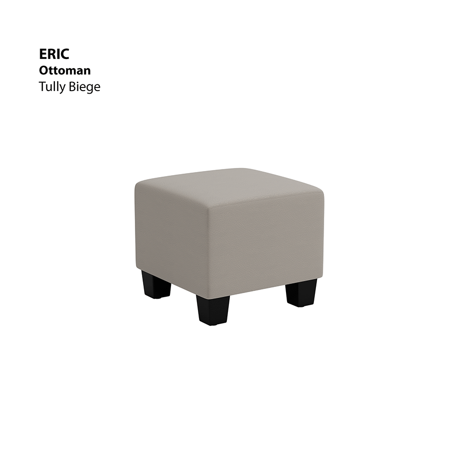 MORE ERIC OPTIONS Eric Ottoman Eric Ottoman Leatherette Tully Beige Mandaue Foam