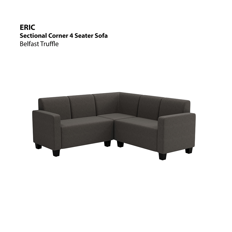 MORE ERIC OPTIONS Eric Sectional 4 Seat Corner Sofa Eric Sectional 4 Seat Corner Sofa Fabric Belfast Truffle Mandaue Foam