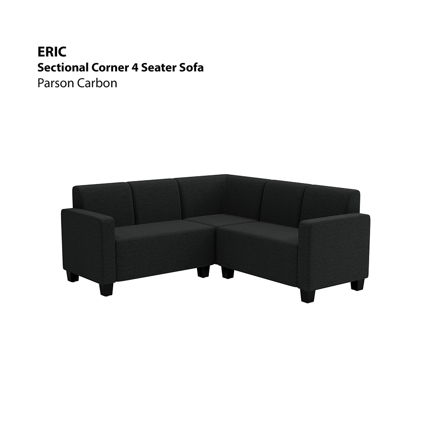 MORE ERIC OPTIONS Eric Sectional 4 Seat Corner Sofa Eric Sectional 4 Seat Corner Sofa Fabric Parson Carbon Mandaue Foam